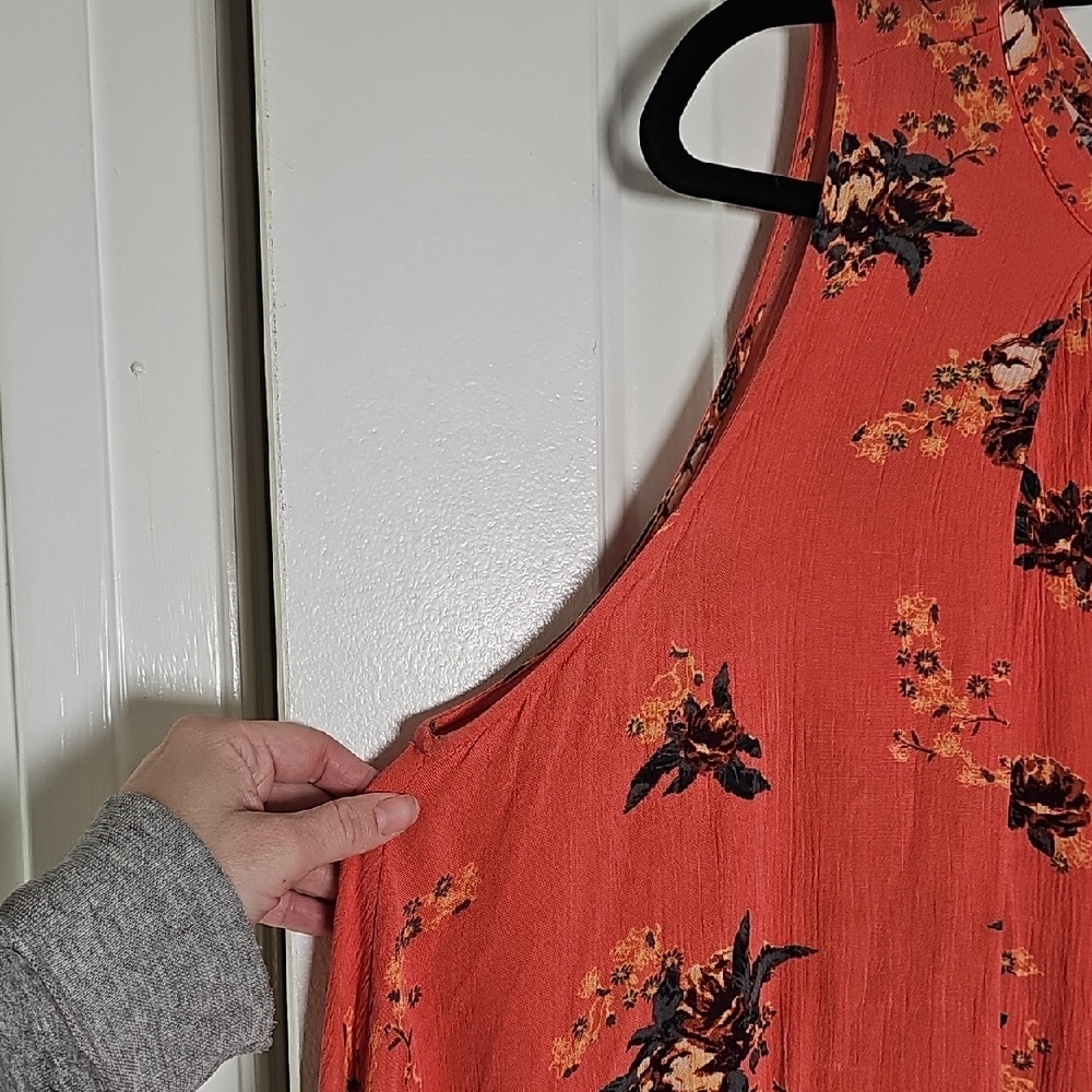Free People XS Floral Boho Mini Dress - Picture 5 of 13
